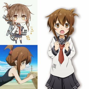 cosplay假发 COS假毛 舰队collection 舰娘 电 定做假毛