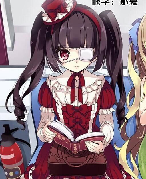 帝都动漫cosplay假毛 cos邪神与厨二病少女 花园百合铃  定做假发