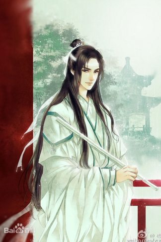 帝都动漫cosplay假发 cos  魔道祖师  蓝曦臣  古装男 定做假毛