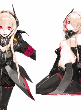 帝都动漫cosplay假发 COS 少女前线 M4 SOPMOD II 定做假毛