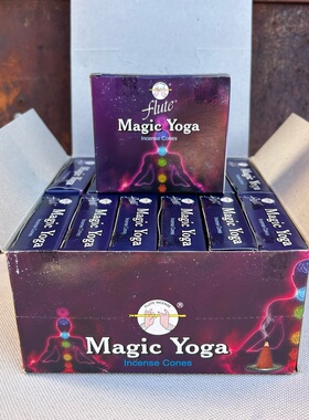 印度进口塔香flute老牌-神奇瑜伽Magic Yoga家用室内办公香薰锥香