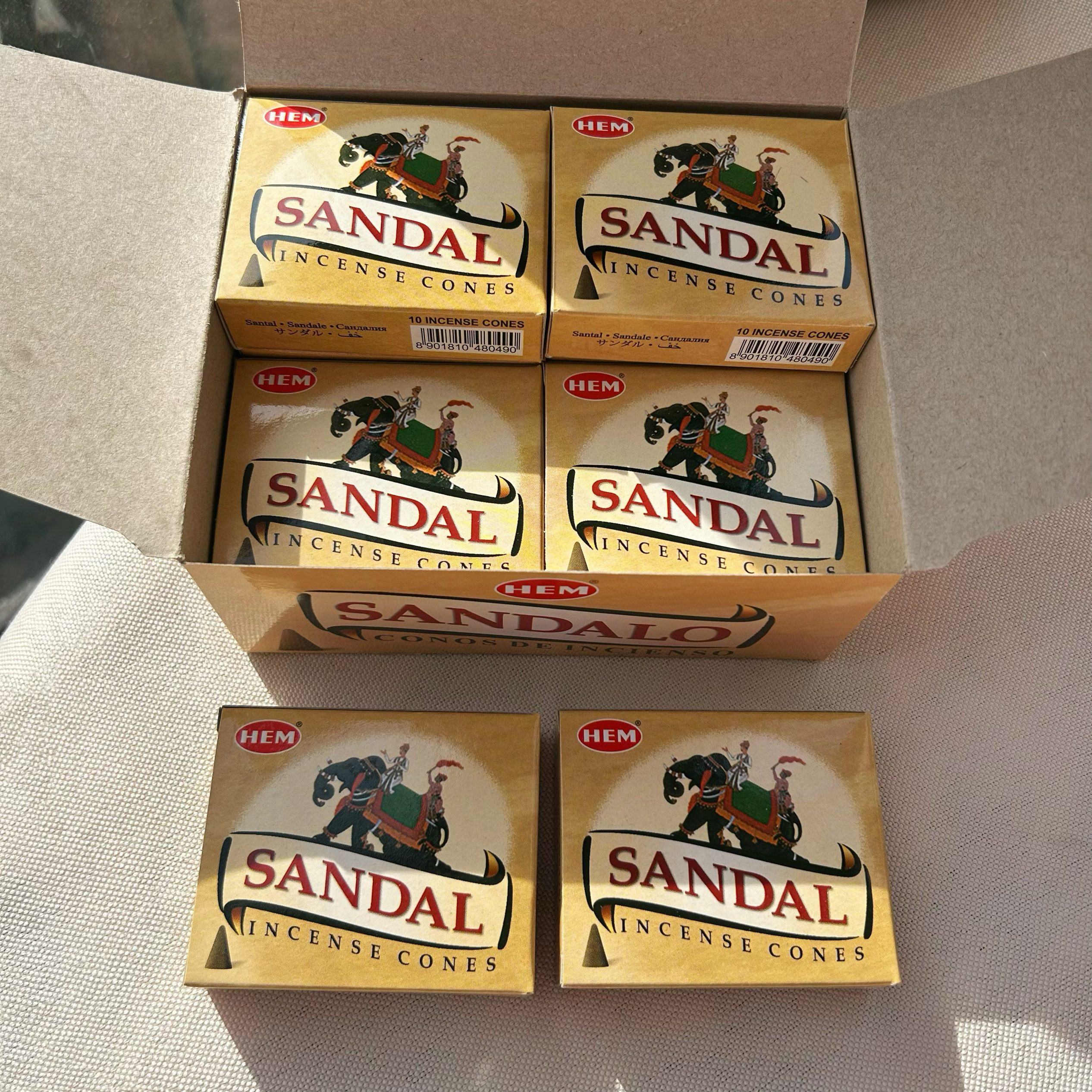 檀香SANDAl ·印度进口HEM香薰锥香塔香  “找回平静，活在当下”