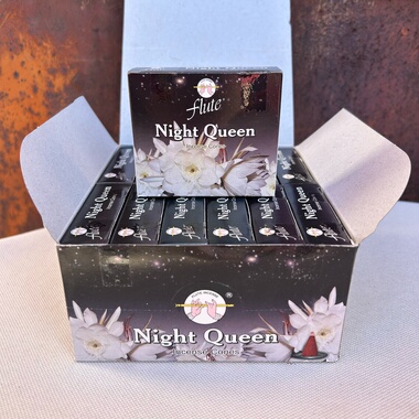 印度进口塔香flute老牌-夜来香Night Queen 家用室内办公香薰锥香