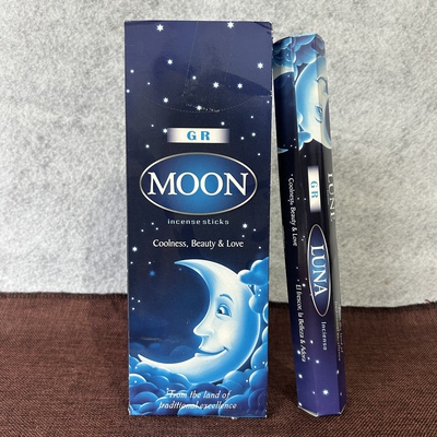 GR印度香线香月亮MOON 原装进口手工熏香室内瑜伽冥想除味衣橱