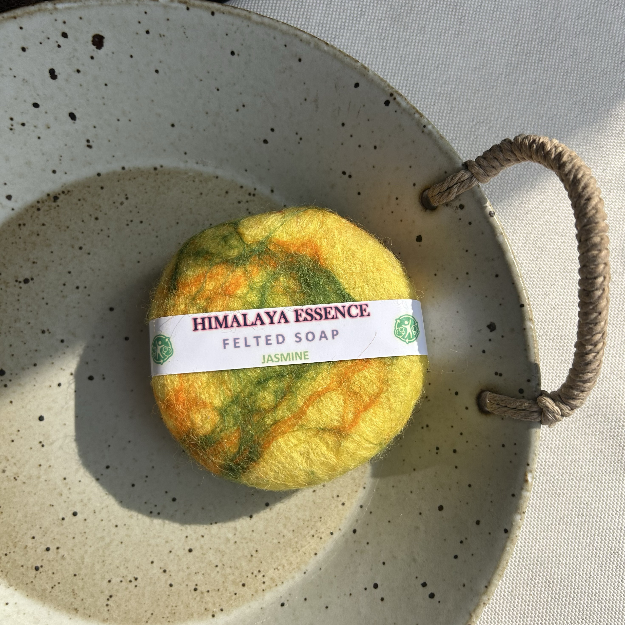 HIMALAYA尼泊尔羊毛毡手工皂冷制皂喜马拉雅精油香皂-茉莉味道