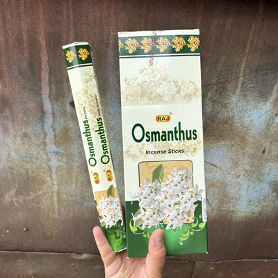 RAJ印度香 桂花Osmanthus 印度原装进口手工花香薰熏香线香清香感