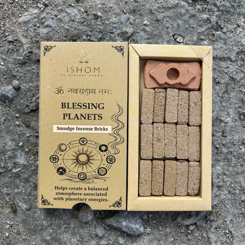 ISHOM印度进口香砖宇宙星神Blessing planets 手工制作香薰香氛香