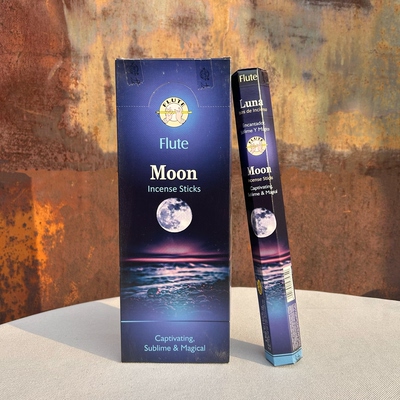 印度进口Flute正品线香月亮Moon 香薰竹签香家用室内卫生间除臭