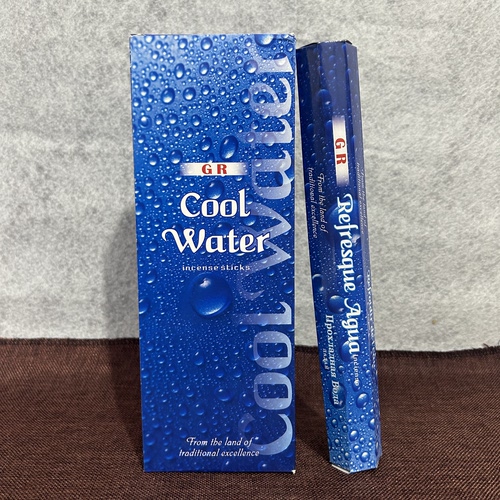 GR印度香线香凉水Cool Water 原装进口手工熏香室内除味衣橱盖味