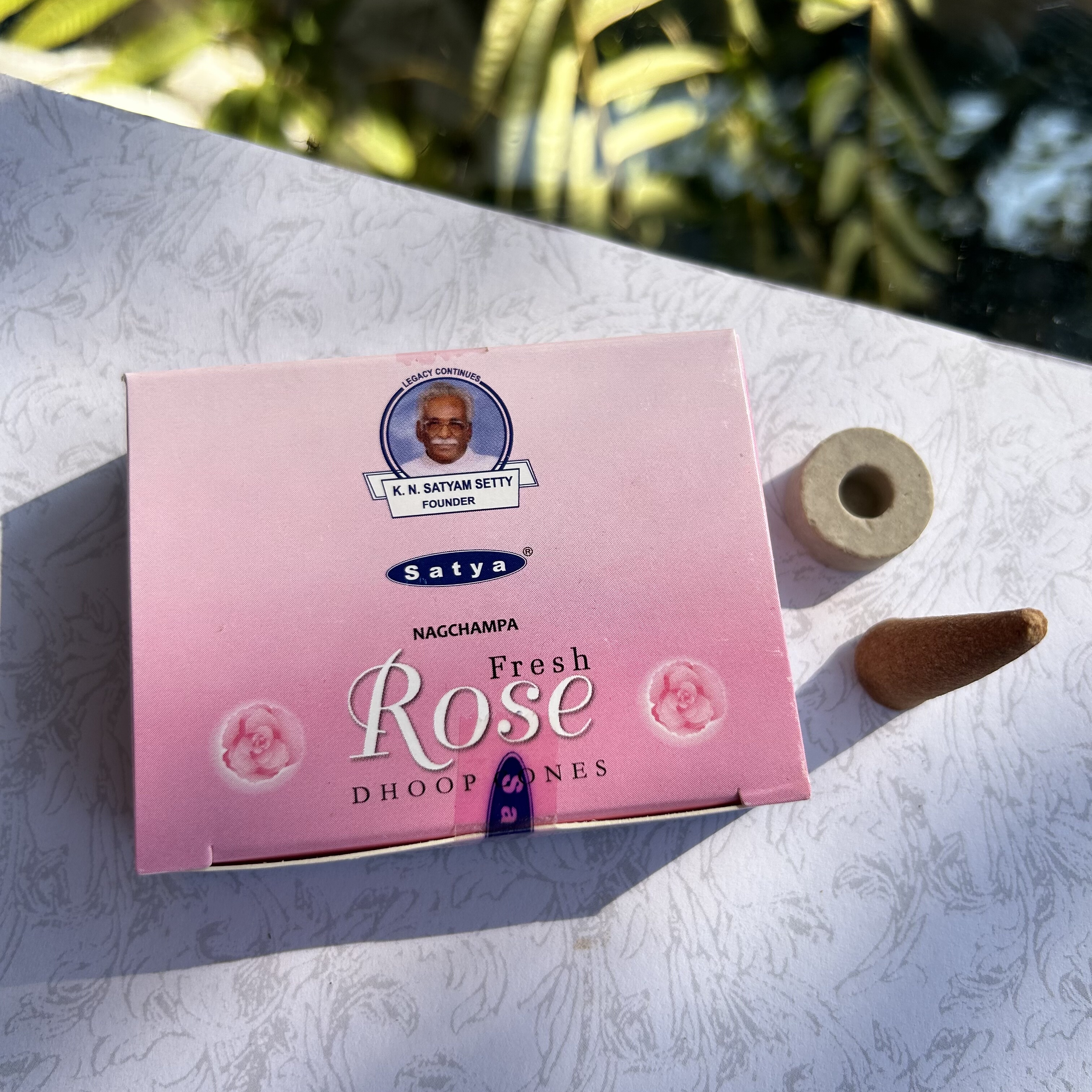 Satya真理Nag Champa印度香薰玫瑰花香 ROSE纯手工锥香塔香持久