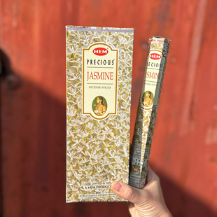 JASMINE 茉莉花香 线香竹签香室内家用浓郁熏香 HEM 印度进口正品