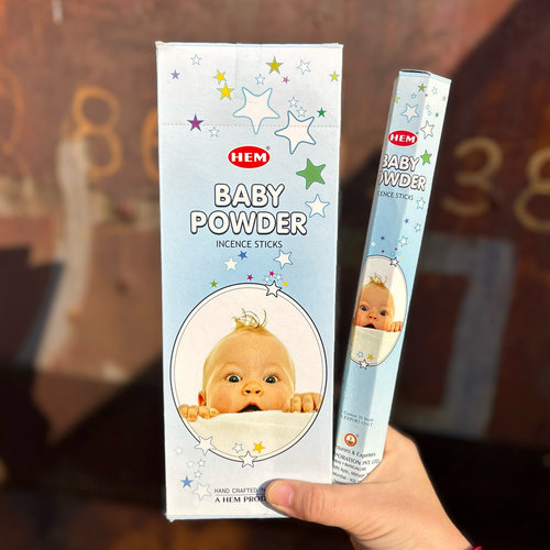 印度进口香HEM BABY POWDER-宝宝香亲子香 竹签香熏香家用 清新