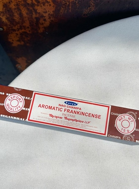 印度赛巴巴SATYA真理 乳香FRANKINCENSE 熏香竹签香净化空气居家