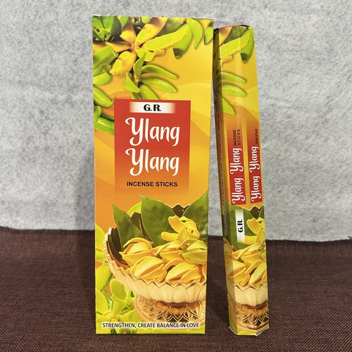 GR印度香线香依兰ylang ylang原装进口手工熏香室内除味衣橱盖味