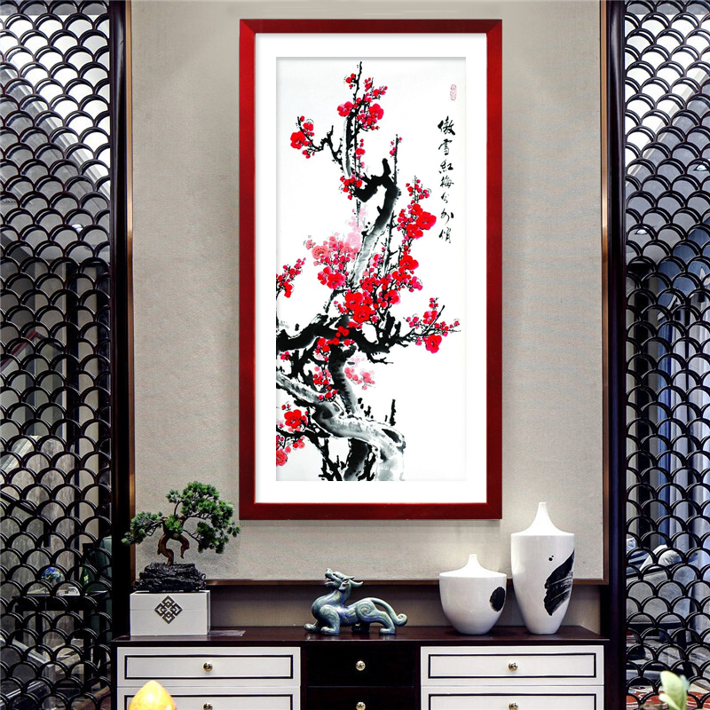 实木宣卡纸书法国画装裱框