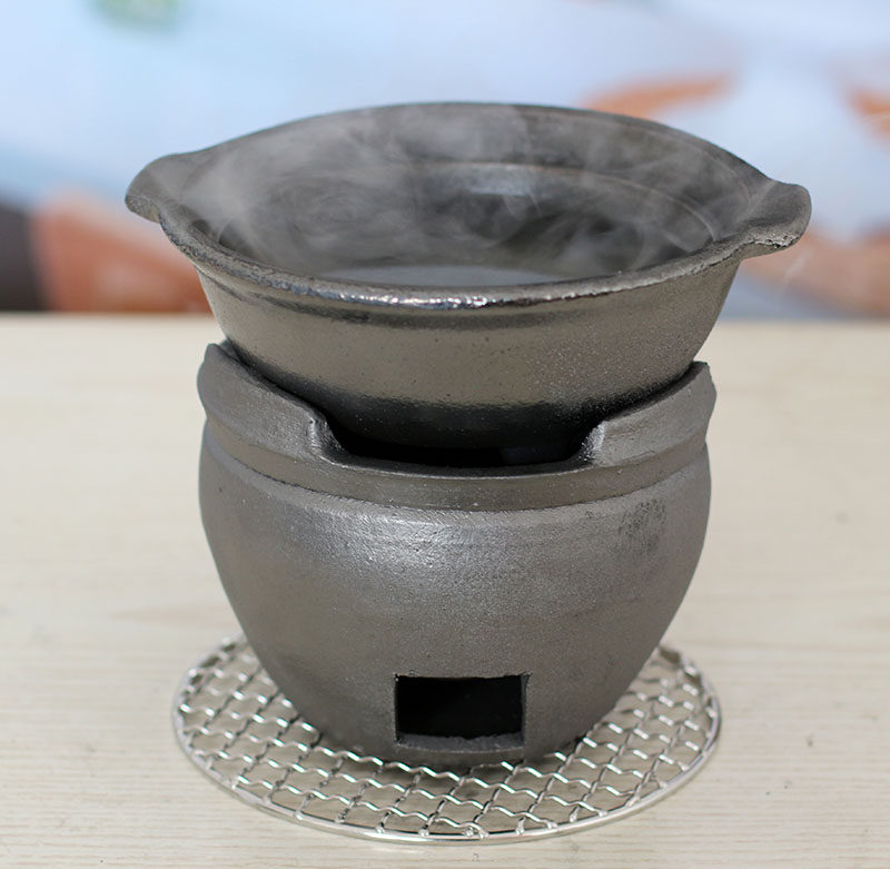 平定砂锅黑砂手工煮茶炉小火炉木炭炉酒精炉锅仔