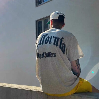 正品ASKYURSELF美式高街FOG短袖