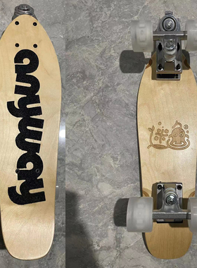 anyway 18” 迷鱼 升级陆地冲浪板 配件 整板 包邮 现货 免蹬滑板