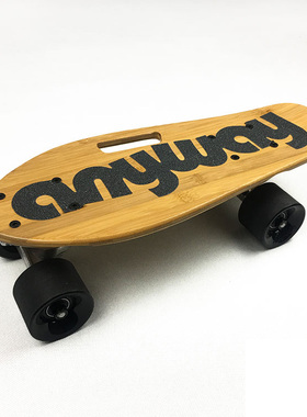 七代正品anyway 超萌手提板 迷你mini滑板 便携小鱼板香蕉板 皮皮