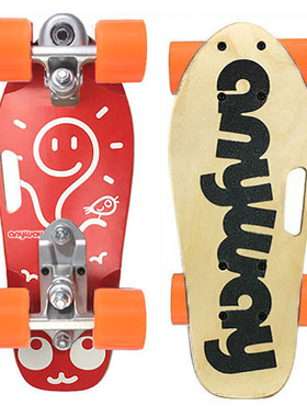 anyway15.5”陆冲 超萌 好心情 mini 迷你陆地冲浪板专业女生初学