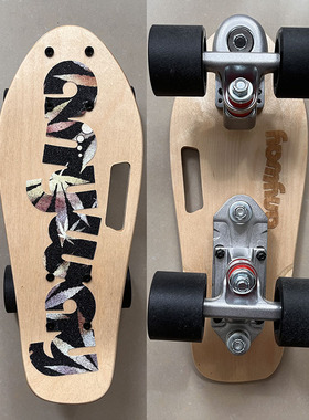 anyway15.5”超萌 陆冲 mini 迷你陆地冲浪板加强升级弹簧桥专业