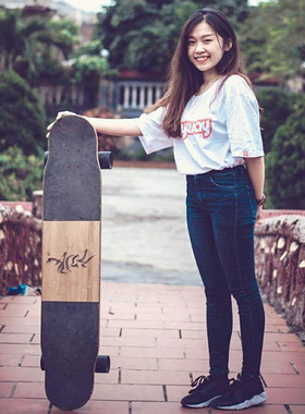 anyway44.75” 陆冲 竹浪长板滑板模拟刻滑冲浪 陆地冲浪板 专业