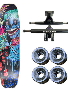 现货正品布拉格PRAG长板全能滑板板面整板DC平花速降杜绝平庸