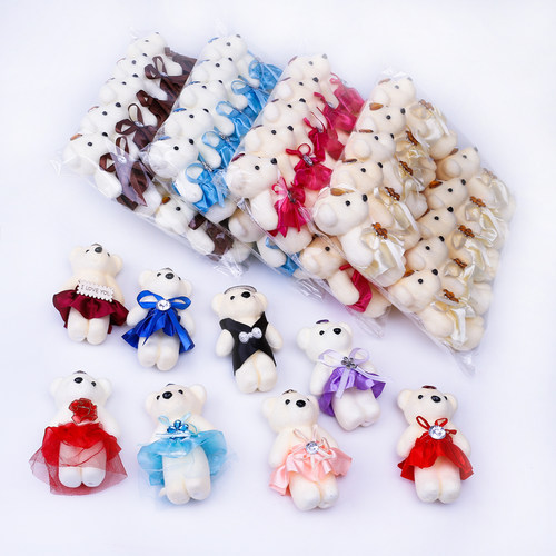 冰激凌泡沫小熊包娃娃卡通花束