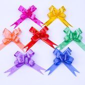 鲜花包装 蝴蝶结手拉花包装 礼品袋抽花礼物包装 拉花装 饰200条