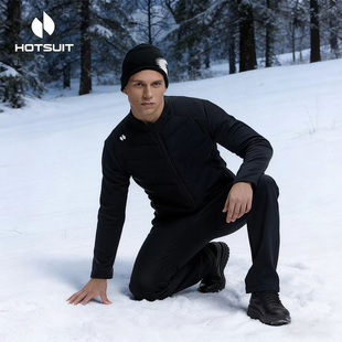 hotsuit后秀薄款排骨羽绒服男士2026新款冬鸭绒立领防风运动外套