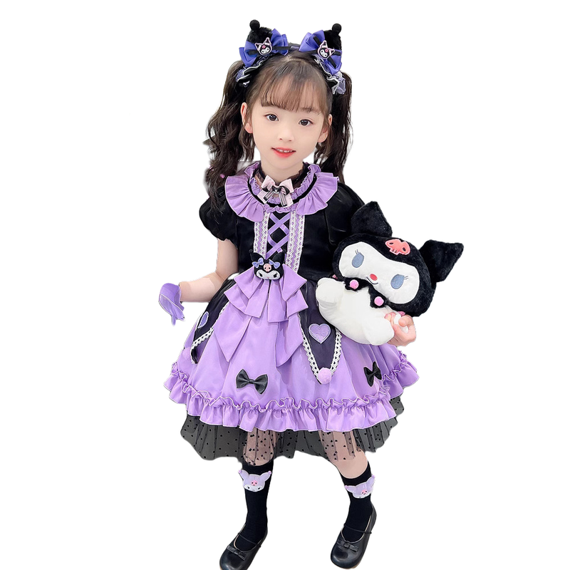 裙子连衣裙洋气宝宝公主裙女夏装洛丽塔服女孩库洛米新款cos时髦