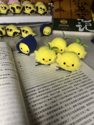 小鸡发夹张起灵小鸡发夹 小黄鸡发夹盗墓笔记周边 小黄鸭同款发卡