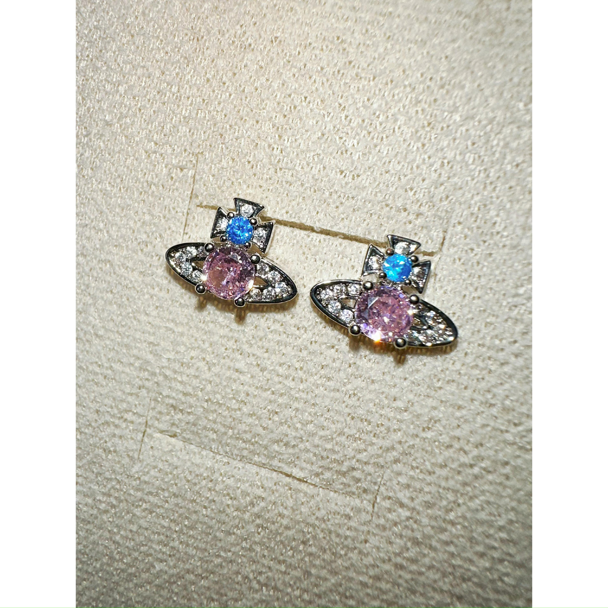 西太后迷你闪钻耳钉耳环