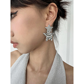 atmshop千禧y2k摇滚朋克五角星吊坠复古耳环辣妹甜酷个性 星星耳坠