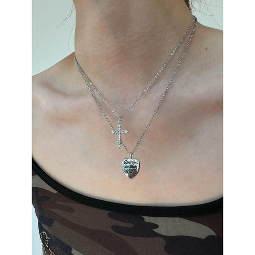 韩系ins十字架项链锁骨链