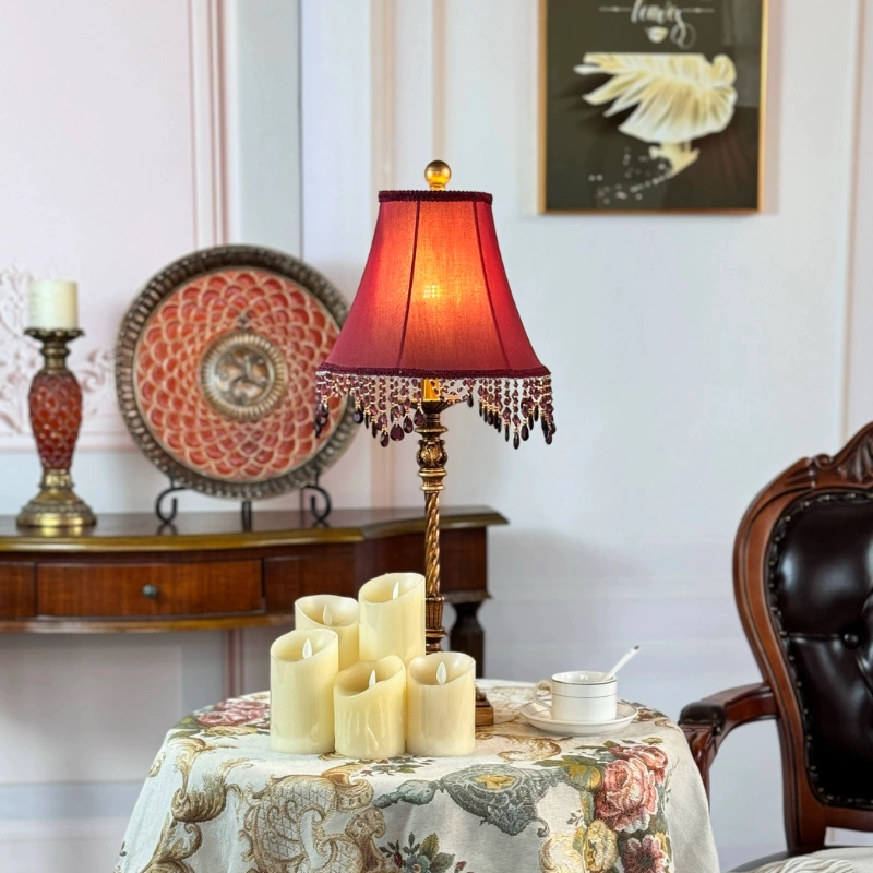 芘旗埕堡茶几桌灯美式玄关台灯布艺灯罩婚庆卧室适合精致源头厂家,家装灯饰光源,装饰台灯,淘宝优惠券,粉丝福利购,淘宝优惠卷