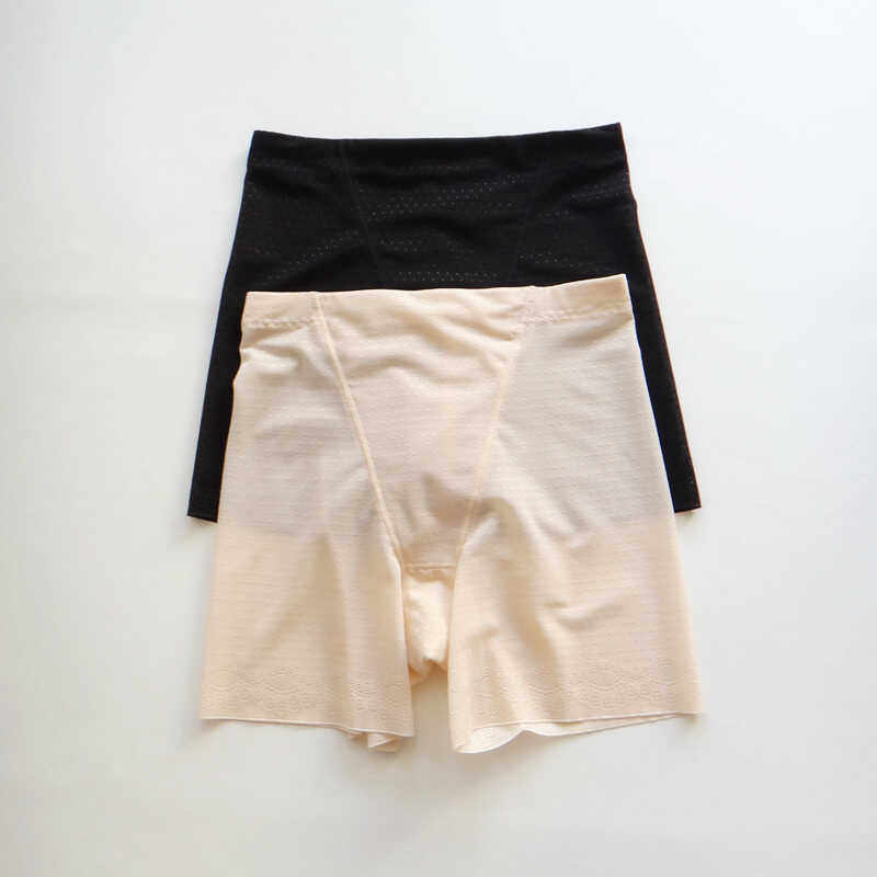 女士中高腰打底裤肤色黑色