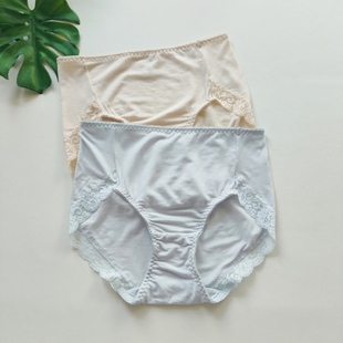 女 薄款 舒适透气内裤 纯色基础款 N219 莫代尔高腰女士三角裤
