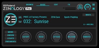 罗兰综合电子合成器ZENOLOGY Pro 2完整版编曲音源WIN MAC