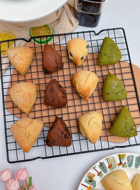 婷子低卡美食铺 司康面包无蔗糖不放油 0卡糖健身代餐饱腹感强