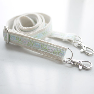 独家原创小众设计刺绣帆布小清新手机斜挎带子包带拍立得微单通用