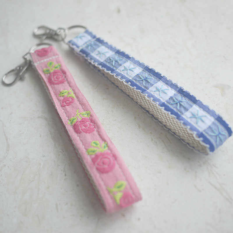 布艺钥匙扣手拎绳手机带子