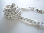 独家原创设计自制绣花帆布织带手机斜挎带子可替换1.2cm宽小蜜蜂