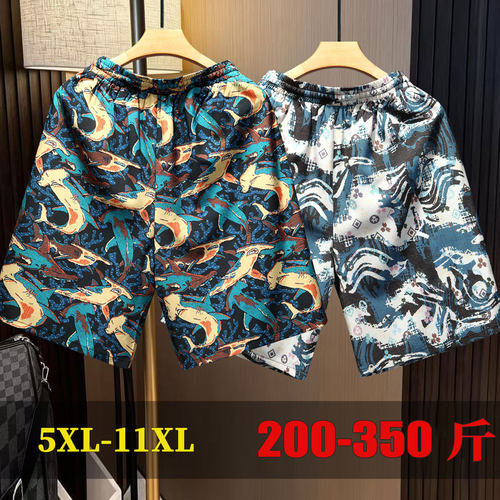 大码夏季薄款休闲裤宽松透气大码