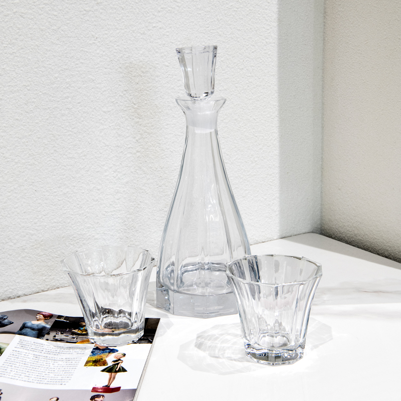 极简现代创意灰色气泡玻璃酒具样板房酒店家居餐桌茶几醒酒器摆设,家居饰品,装饰摆件,淘宝优惠券,粉丝福利购,淘宝优惠卷