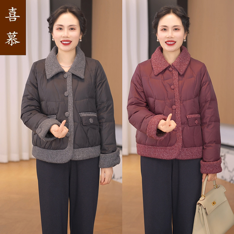 保暖上衣时尚中老年女装洋气宽松