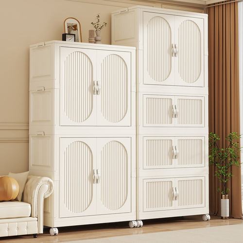 宝宝免安装折叠简易衣柜