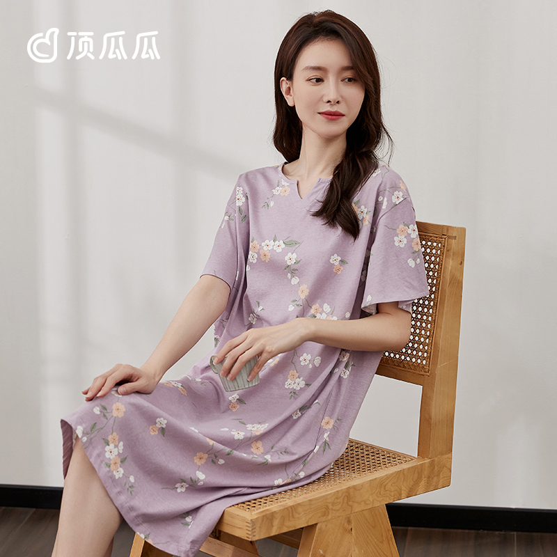 顶瓜瓜女士睡裙夏季新薄款