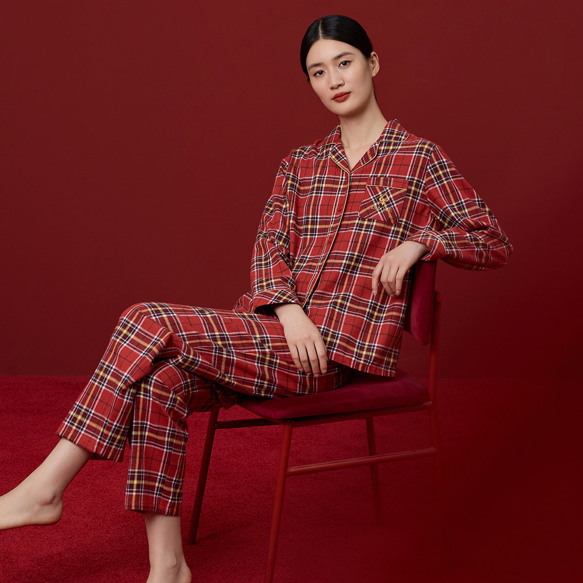 顶瓜瓜女士全棉本命年家居服