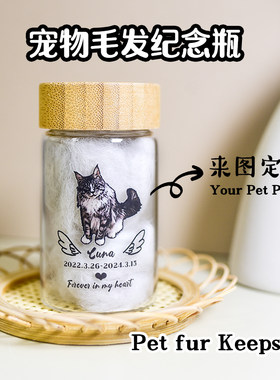 宠物毛发牙齿骨头存放罐